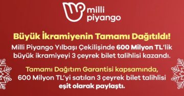 BÜYÜK İKRAMİYE İZMİR’E ÇIKTI !